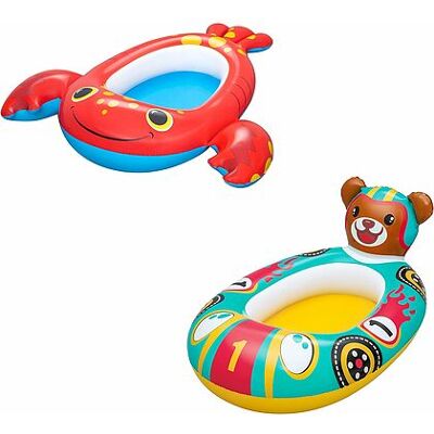 Bestway - Canottino gonfiabile per bambini Splash Buddy (fantasie asso Bestway - Canottino gonfiabile per bambini Splash Buddy (fantasie asso
