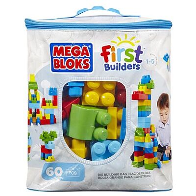 Mega Bloks - Nuova sacca ECO friendly Maxi mattoncini 60 pezzi (8416) Mega Bloks - Nuova sacca ECO friendly Maxi mattoncini 60 pezzi (8416)