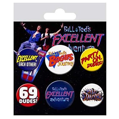 GB Eye - Bill & Ted - Mix (Badge Pack) GB Eye - Bill & Ted - Mix (Badge Pack)