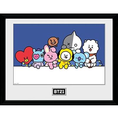 GB Eye - Bt21: Group (Stampa In Cornice 30x40cm) GB Eye - Bt21: Group (Stampa In Cornice 30x40cm)