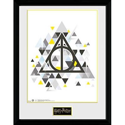 GB Eye - Harry Potter: Deathly Pixels Stampa In Cornice 30x40cm GB Eye - Harry Potter: Deathly Pixels Stampa In Cornice 30x40cm