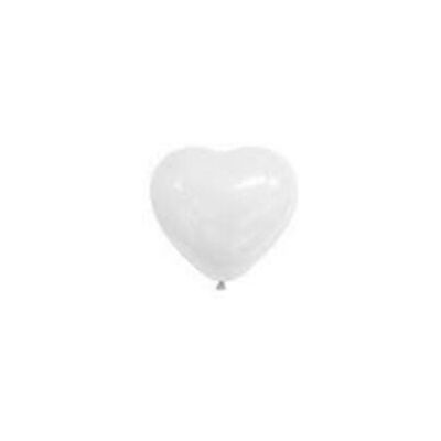 Big Party - 12 Palloncini Cuore 10 (cm 26) Bianchi Big Party - 12 Palloncini Cuore 10 (cm 26) Bianchi