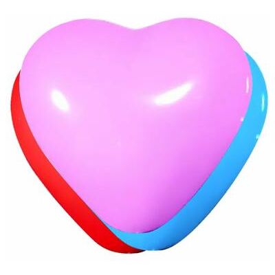 Big Party - 12 Palloncini Cuore 10 (cm 26) Assortiti Big Party - 12 Palloncini Cuore 10 (cm 26) Assortiti