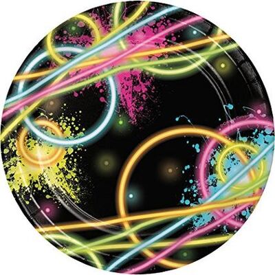 Creative Party - Creative Converting: Plt7 Ss 12/8Ct Glow Party Creative Party - Creative Converting: Plt7 Ss 12/8Ct Glow Party