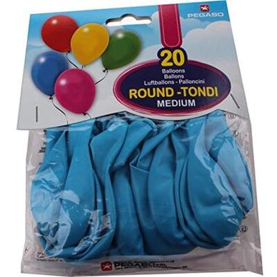 Pegaso - PALLONCINI MEDIUM AZZ PZ.20 (030/90F) Pegaso - PALLONCINI MEDIUM AZZ PZ.20 (030/90F)