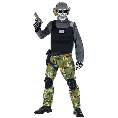 e-Carnavalskleding.nl Costume scheletro per bambini - 8-10 anni - Fino a 140cm e-Carnavalskleding.nl Costume scheletro per bambini - 8-10 anni - Fino a 140cm