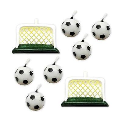 Big Party - Set 6 Candeline Pallone Calcio + 2 Porte Big Party - Set 6 Candeline Pallone Calcio + 2 Porte