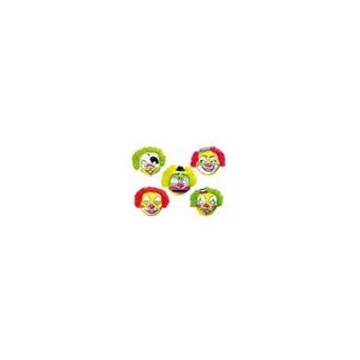 Carnival Toys - 242 - Maschera Clown In Plastica Con Capelli Fluo (Ass Carnival Toys - 242 - Maschera Clown In Plastica Con Capelli Fluo (Ass