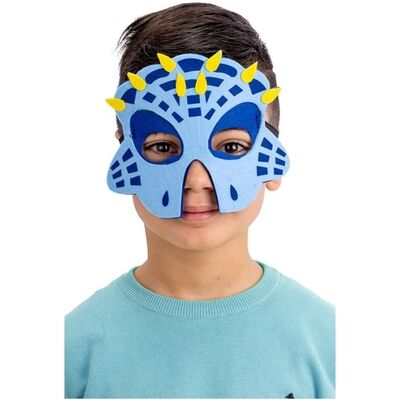 Carnival Toys - Maschera Drago Blu Bimbo Feltro Carnival Toys - Maschera Drago Blu Bimbo Feltro