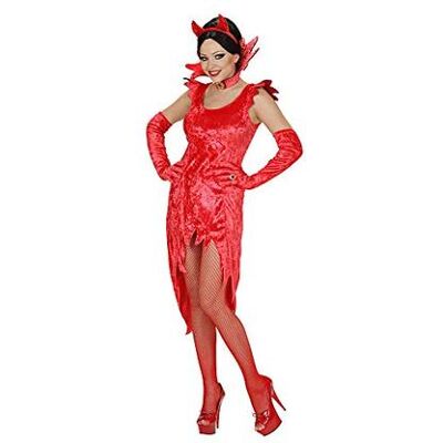 Widmann - Devil Lady - XL - Guanti in velluto - Costume Widmann - Devil Lady - XL - Guanti in velluto - Costume