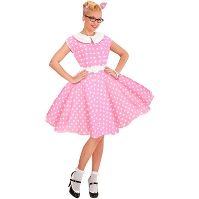 Vestito rosa anni '50 Rock'n'Roll di Widmann con petticoat - Abbigliamento Vestito rosa anni '50 Rock'n'Roll di Widmann con petticoat - Abbigliamento