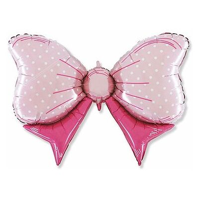 Big Party - Palloncino Mylar Forma Cm.108*72 (42) Fiocco Rosa - Balloon Big Party - Palloncino Mylar Forma Cm.108*72 (42) Fiocco Rosa - Balloon