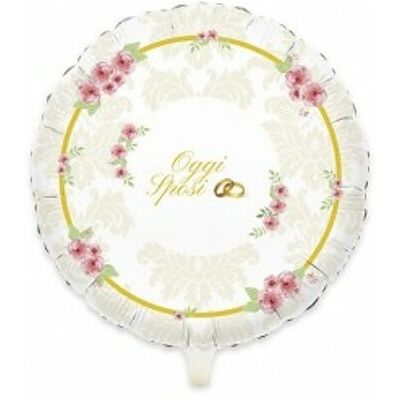Big Party - Palloncino Mylar Tondo Cm.60 Romantic Wedding (24) Big Party - Palloncino Mylar Tondo Cm.60 Romantic Wedding (24)