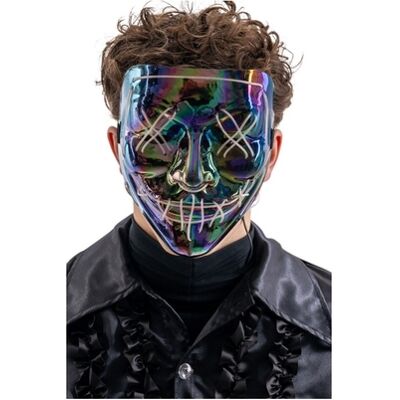 Carnival Toys - Maschera Horror Metallizzata Led Carnival Toys - Maschera Horror Metallizzata Led