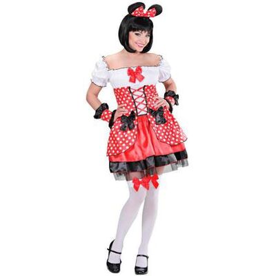 Costume Widmann M - Vestito in tulle a pois rossi e neri Costume Widmann M - Vestito in tulle a pois rossi e neri