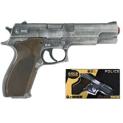 Pistola Giocattolo Gonher Polizia - 8 Colpi Pistola Giocattolo Gonher Polizia - 8 Colpi
