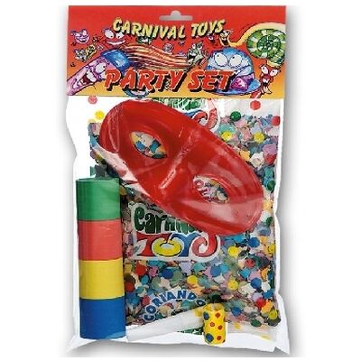 Carnival Toys - Party Set (1 Maschera, 1 Busta Coriandoli, 1 Stella fi Carnival Toys - Party Set (1 Maschera, 1 Busta Coriandoli, 1 Stella fi