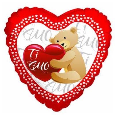 Big Party - Palloncino Mylar Cuore 45cm Sweet - Balloon Big Party - Palloncino Mylar Cuore 45cm Sweet - Balloon