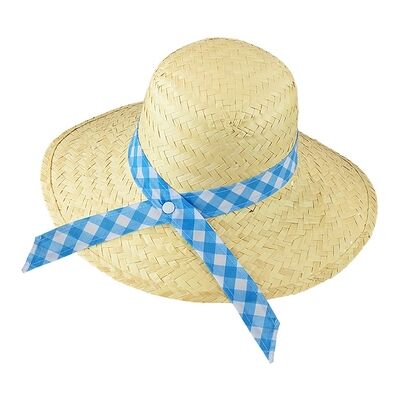 Widmann - Cappello Contadinella In Paglia Con Nastro Blu - Cappelli e Widmann - Cappello Contadinella In Paglia Con Nastro Blu - Cappelli e