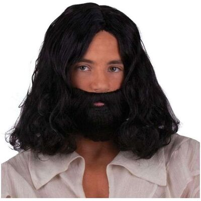 Espa NV - Parrucca Barba Uomo Nera (57525) Espa NV - Parrucca Barba Uomo Nera (57525)
