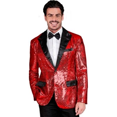 Giacca da festa uomo rossa e nera - Giacca Giacca da festa uomo rossa e nera - Giacca