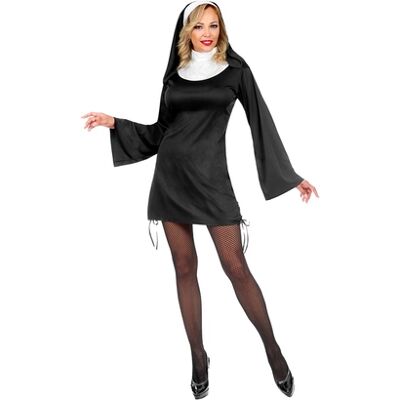 Costume da Monaca XL di Widmann - Vestito, Cappello Costume da Monaca XL di Widmann - Vestito, Cappello