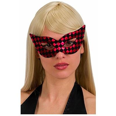 Carnival Toys - Maschera Rossa In Tessuto A Scacchi (1568) Carnival Toys - Maschera Rossa In Tessuto A Scacchi (1568)