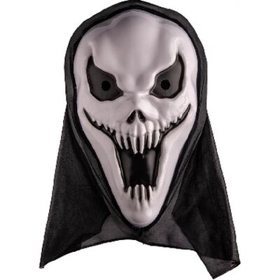 Carnival Toys - Maschera Fantasma In Plastica Con Cappuccio Carnival Toys - Maschera Fantasma In Plastica Con Cappuccio