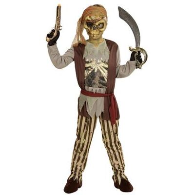 Costume da Scheletro Nave Fantasma per Bambini - 116cm Costume da Scheletro Nave Fantasma per Bambini - 116cm