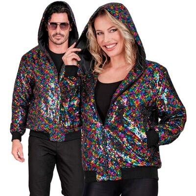 Fashion Brand Modello Giacca con Cappuccio Multicolore per Adulti - Giacca Fashion Brand Modello Giacca con Cappuccio Multicolore per Adulti - Giacca