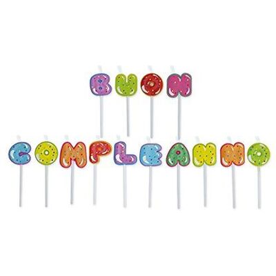 Candele Maxi Buon Compleanno Cupcake di Big Party - Candele Festa Candele Maxi Buon Compleanno Cupcake di Big Party - Candele Festa