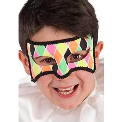 Carnival Toys - 1669: Maschera Arlecchino In Tessuto Carnival Toys - 1669: Maschera Arlecchino In Tessuto