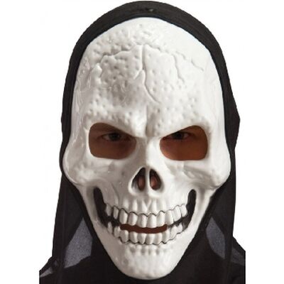 Carnival Toys - Maschera Scheletro In Plastica Rigida Con Cappuccio Carnival Toys - Maschera Scheletro In Plastica Rigida Con Cappuccio