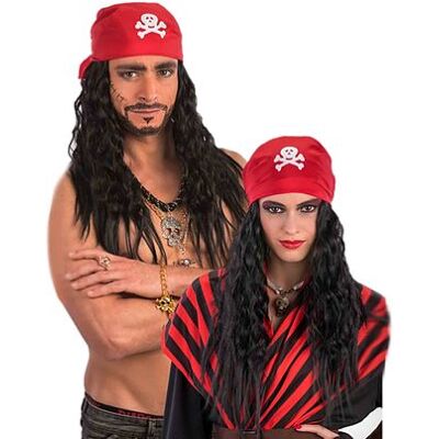 Carnival Toys - Parrucca Pirata con Bandana Carnival Toys - Parrucca Pirata con Bandana