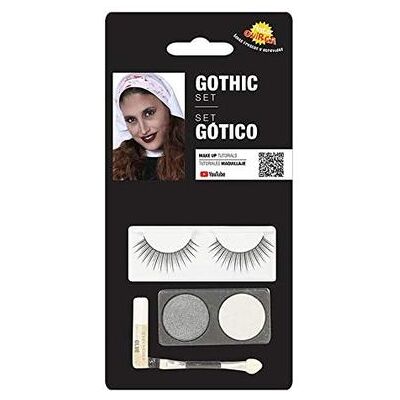 Fiestas Guirca - Set Trucco Occhi Argento/Bianco 15717 Fiestas Guirca - Set Trucco Occhi Argento/Bianco 15717