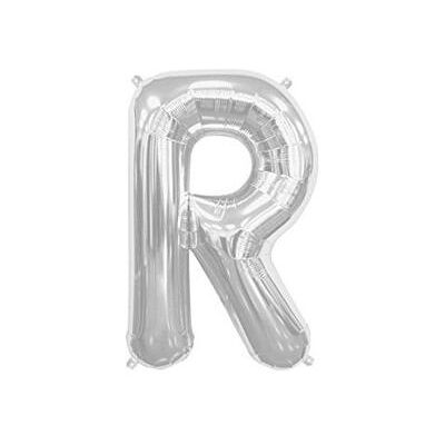 Juinsa - Palloncino Lettera R Argento 99 X 99 cm Juinsa - Palloncino Lettera R Argento 99 X 99 cm