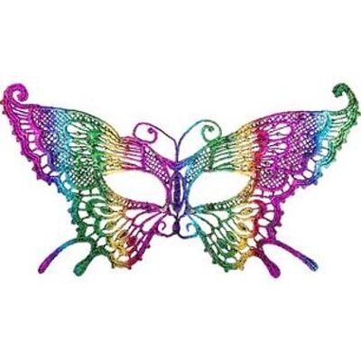 Maschera farfalla multicolore Carnival Toys - Maschera Maschera farfalla multicolore Carnival Toys - Maschera