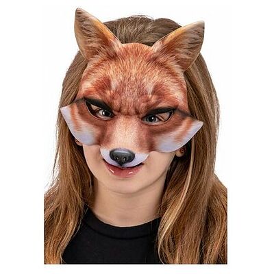 Maschera di volpe in tessuto di Carnival Toys - Accessorio per costume Maschera di volpe in tessuto di Carnival Toys - Accessorio per costume