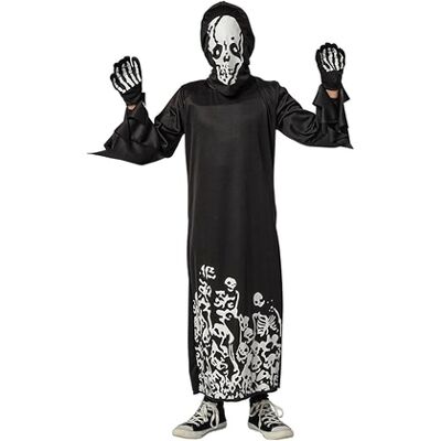 Rubie's - Skeleton Left Glow - Luminoso al buio - Left design - Costume Rubie's - Skeleton Left Glow - Luminoso al buio - Left design - Costume