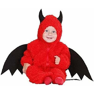 Costume Piccolo Diavolo Bebè - Bambini, 80-92cm, Material Morbido Costume Piccolo Diavolo Bebè - Bambini, 80-92cm, Material Morbido