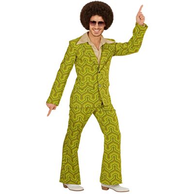 Unknown - 70s Green Wallpaper Suit - verde - costume Unknown - 70s Green Wallpaper Suit - verde - costume