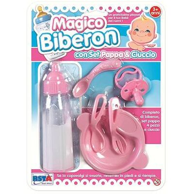 Ronchi Supertoys - Magico biberon con set pappa e ciuccio (10846) Ronchi Supertoys - Magico biberon con set pappa e ciuccio (10846)