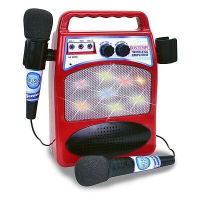 Bontempi - Amplificatore Wireless Con 2 Microfoni Bontempi - Amplificatore Wireless Con 2 Microfoni
