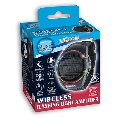 Bontempi - 48 1100 - Wireless Watch Amplifier Con Luci A Led Microfon Bontempi - 48 1100 - Wireless Watch Amplifier Con Luci A Led Microfon