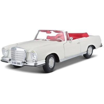 Maisto - 1/18 1967 Mercedes-Benz 280se, Cabrio Cream Maisto - 1/18 1967 Mercedes-Benz 280se, Cabrio Cream