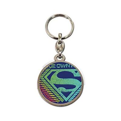 Portachiavi in metallo con logo Superman DC Comics - 7cm - Licenza ufficiale Portachiavi in metallo con logo Superman DC Comics - 7cm - Licenza ufficiale