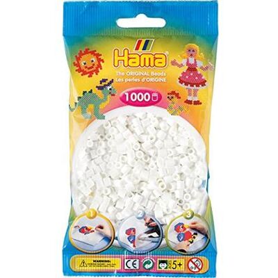Hama - Perle Da Stiro Bianco 1000 (0770207-01) Hama - Perle Da Stiro Bianco 1000 (0770207-01)