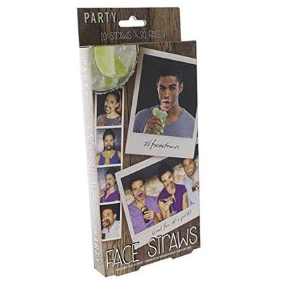 Paladone - : Face Straws (Set 10 Sottobicchieri) Paladone - : Face Straws (Set 10 Sottobicchieri)