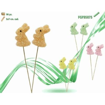 F.G.F. - Conigli Con Stecchino - 2 Pz - Snack F.G.F. - Conigli Con Stecchino - 2 Pz - Snack