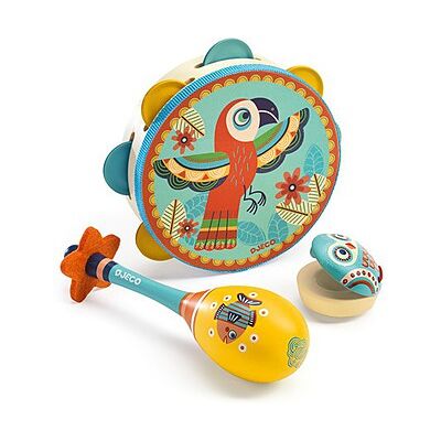 Djeco - Animambo (DJ06016) Set Maracas, Tamburello, Naccare Djeco - Animambo (DJ06016) Set Maracas, Tamburello, Naccare